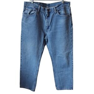 Wrangler Premium Quality Mens Light Wash Regular Fit Cotton Jeans Size 38x29